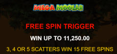 Mega Moolah Slot free spins