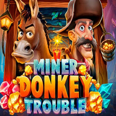 Miner Donkey Trouble Slot Logo