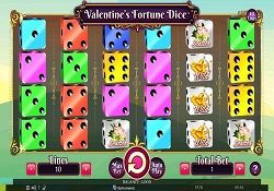 Valentine's Fortune Dice