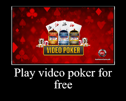 What are the differences in the video poker versions?