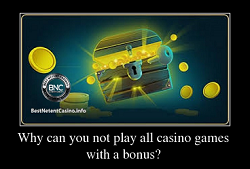 Why I Can't Play At Every Slot With Bonus Money?