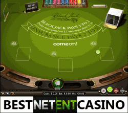 Player’s alternatives in Blackjack