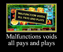 Malfunction Voids All Pays And Plays In The Casino