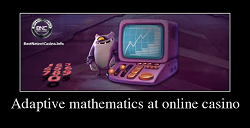 What is adaptive mathematics in slots?