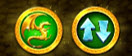 Dragon's Cache slot green token