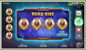 The King of Heroes Slot rise