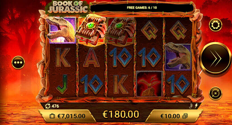 Book of Jurassic Slot Free Spins