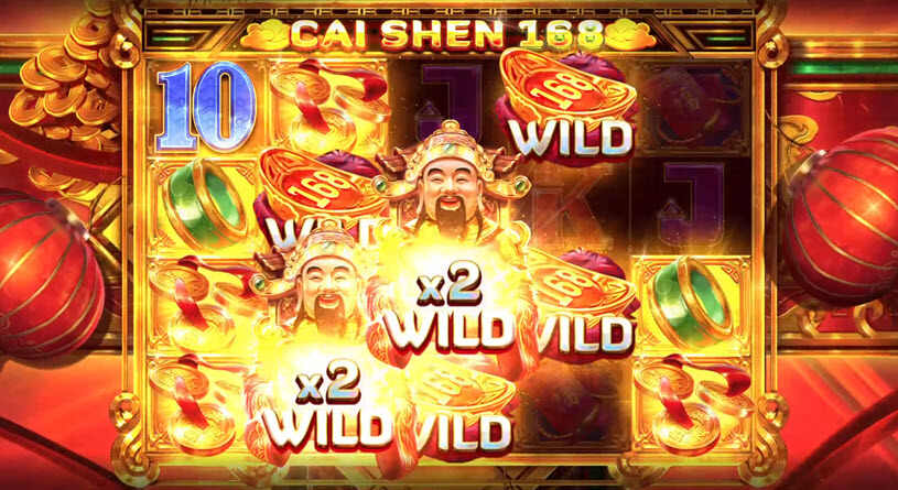 Cai Shen 168 Slot gameplay