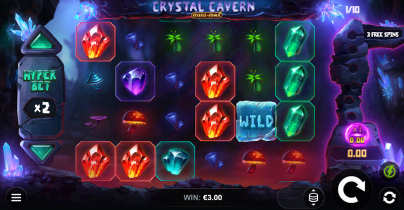Crystal Cavern Mini-Max Slot gameplay