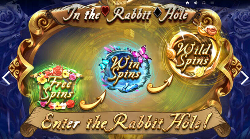In the Rabbit Hole Slot bonus spins
