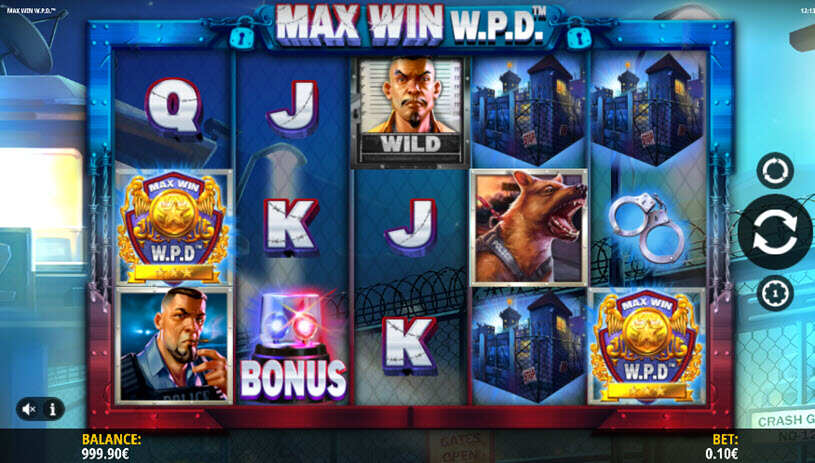 Max Win W.P.D. Slot gameplay