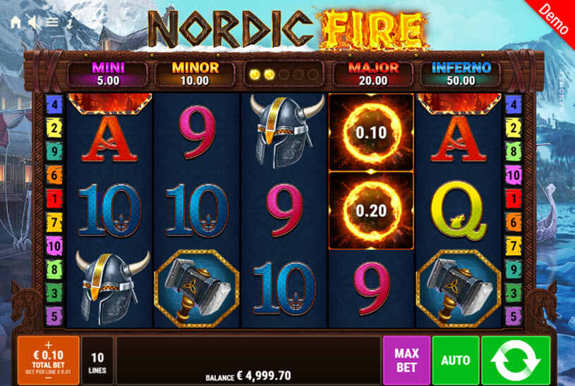 Nordic Fire Slot gameplay