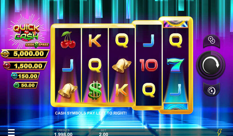 Quick Cash Slot gameplay