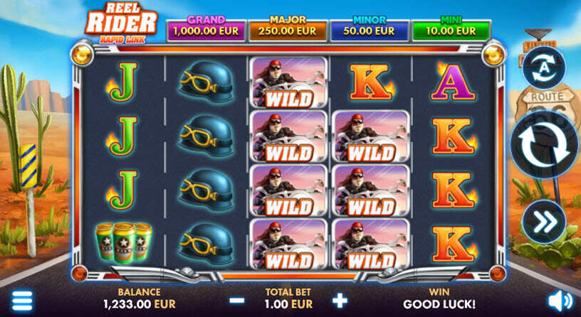 Reel Rider Slot Gameplay