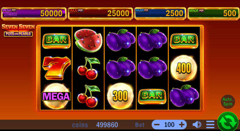 Seven Seven Pots and Pearls Slot gameplay