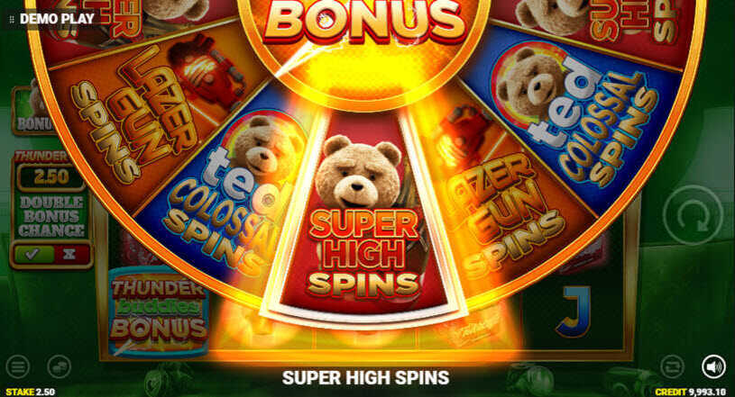 Ted Cash Lock Slot Bonus Wheel