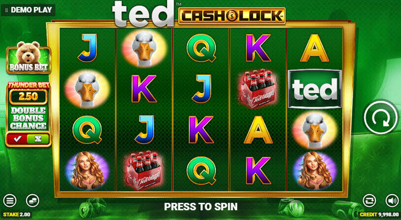 Ted Cash Lock Slot gameplay