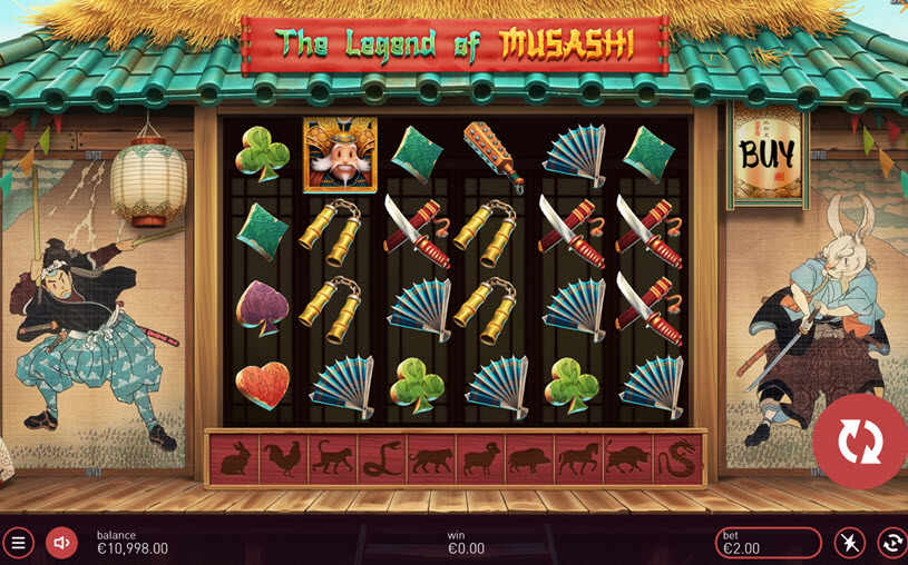 The Legend of Musashi Slot gameplay