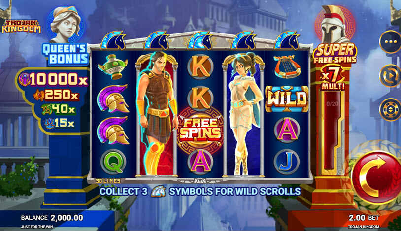 Trojan Kingdom Slot gameplay