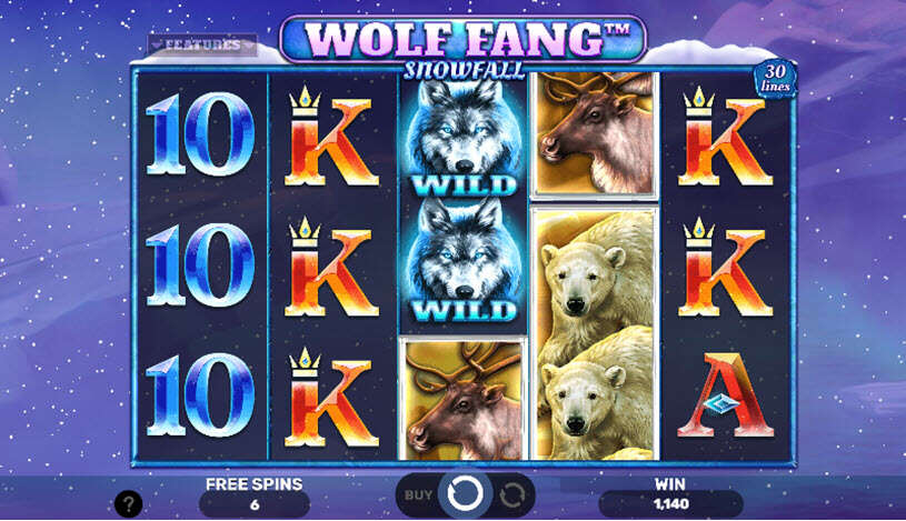 Wolf Fang Snowfall Slot Free Spins