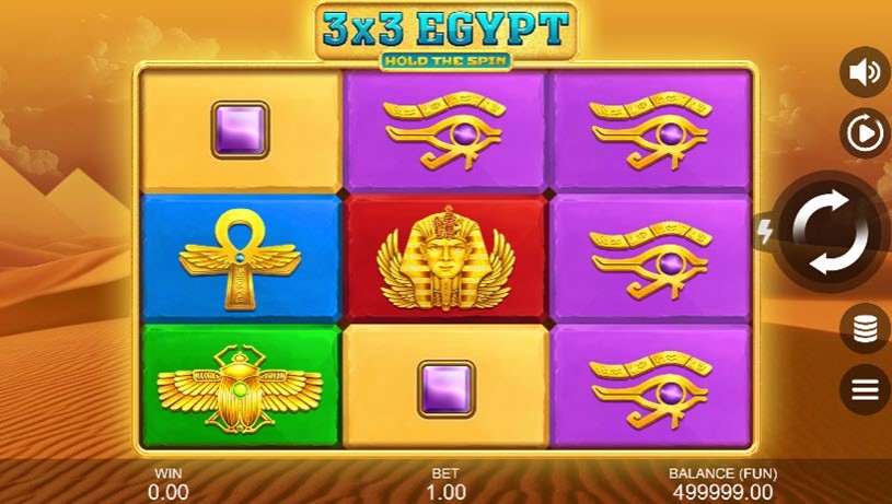 3x3 Egypt Hold The Spin Slot gameplay