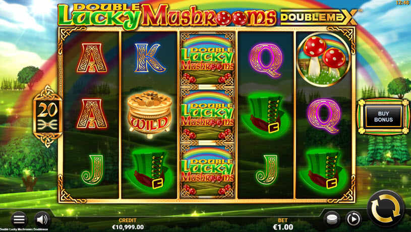 Double Lucky Mushrooms Doublemax Slot gameplay