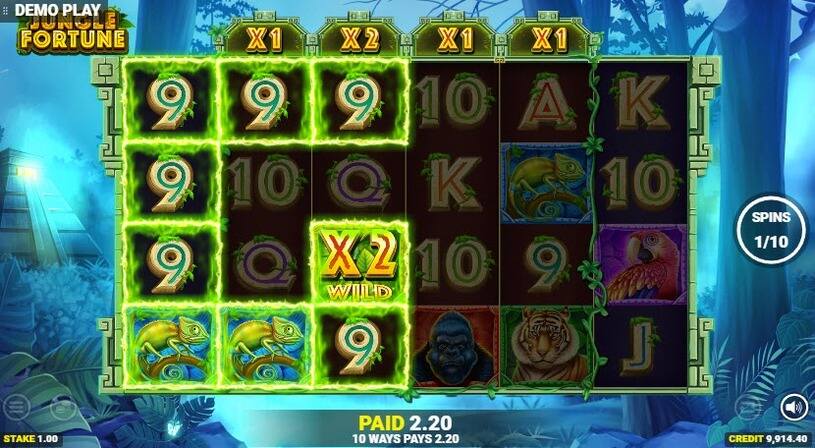 Jungle Fortune Slot Free Spins