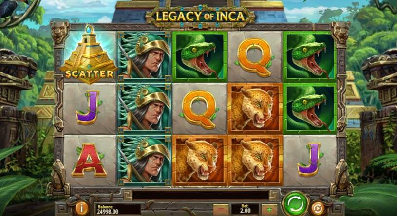 Legacy of Inca Slot gameplay