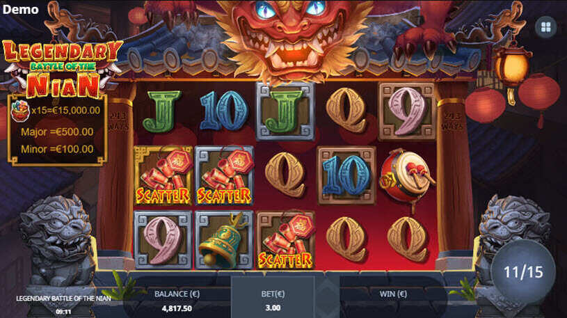 Legendary Battle of the Nian Slot Free Spins