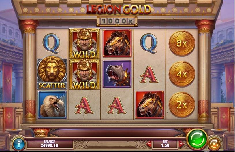 Legion Gold Slot gameplay