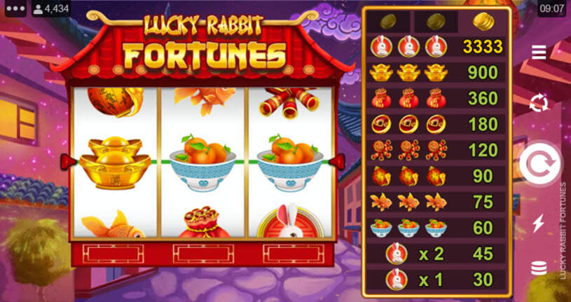 Lucky Rabbit Fortunes Slot gameplay