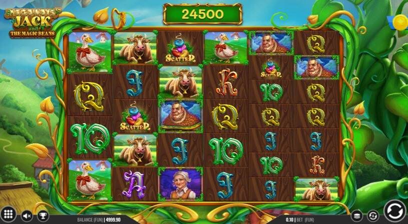 Megaways Jack and The Magic Beans Slot gameplay