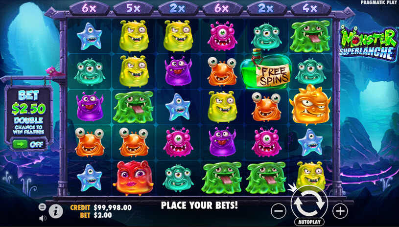 Monster Superlanche Slot gameplay