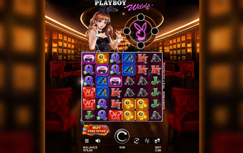 Playboy Wilds Slot gameplay