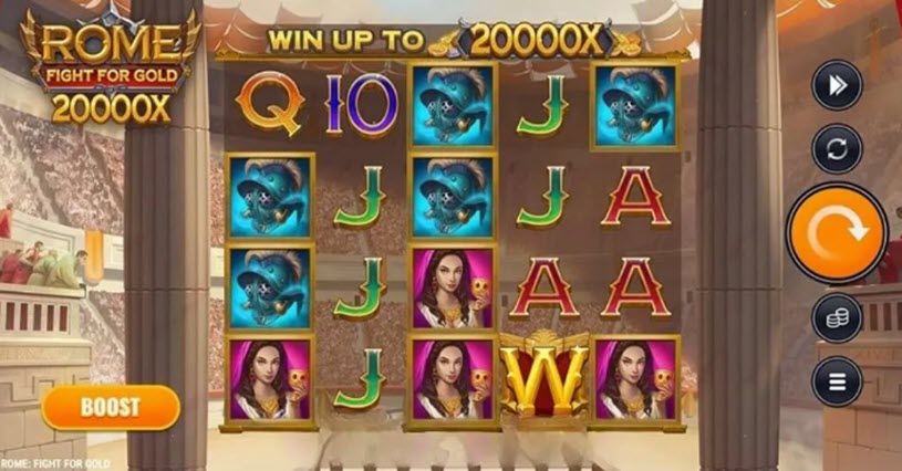 Rome Fight for Gold Slot gameplay