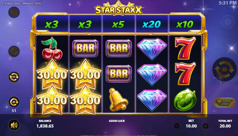 Star Staxx Slot Big Win