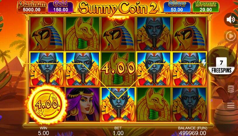 Sunny Coin 2 Slot gameplay
