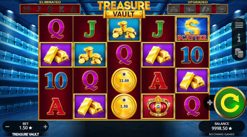 Treasure Vault Slot gameplay