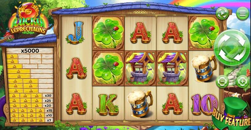 3 Lucky Leprechauns Slot gameplay
