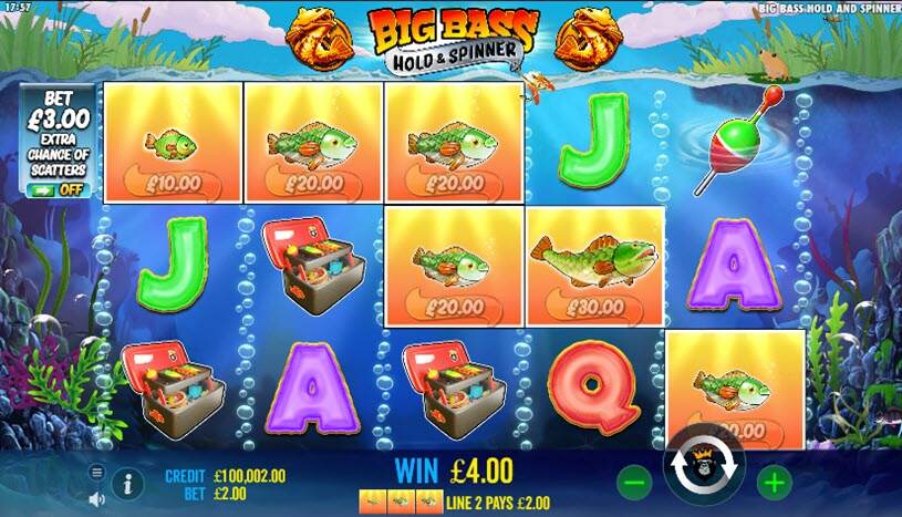 Big Bass Bonanza Hold and Spinner Slot gameplay