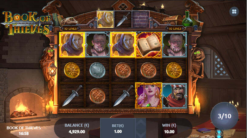 Book of Thieves Slot Free Spins