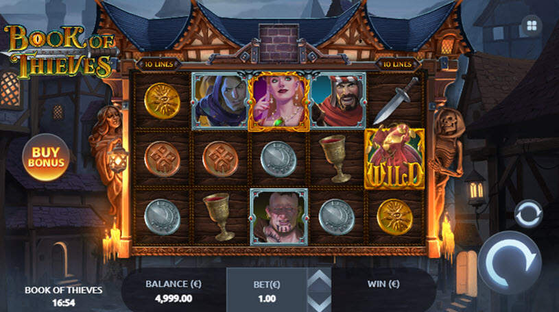Book of Thieves Slot gameplay