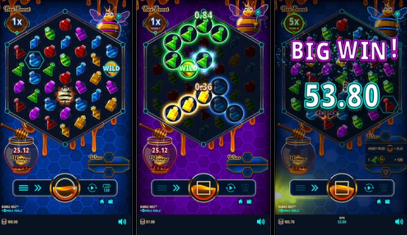Bubble Beez Slot gameplay