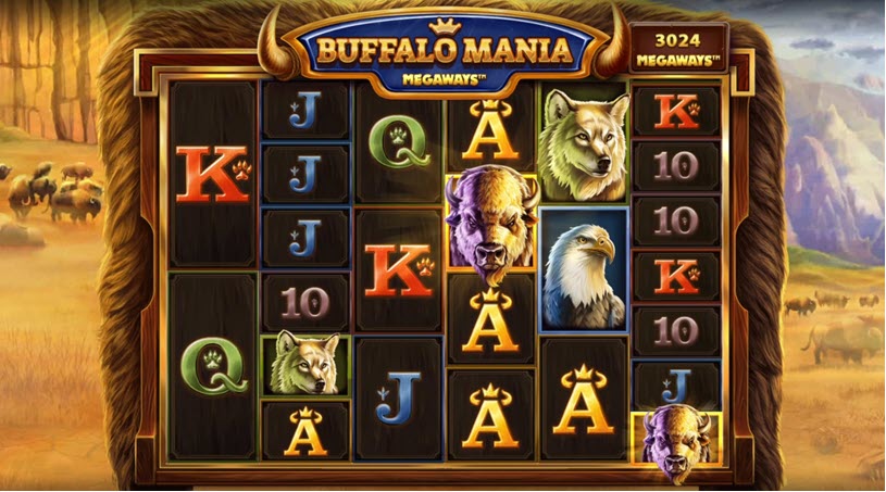 Buffalo Mania Megaways Slot gameplay