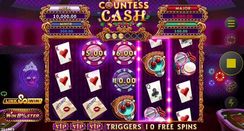 Countess Cash Slot gameplay