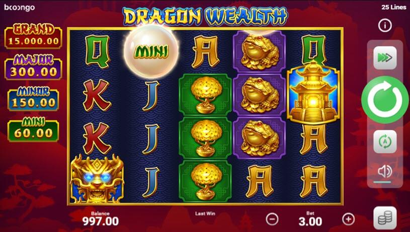 Dragon Wealth Slot gameplay
