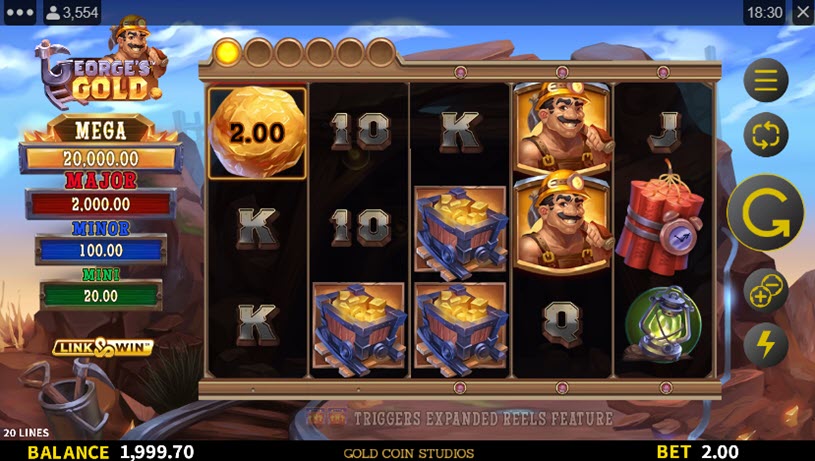 George’s Gold Slot gameplay