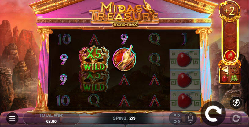 Midas Treasure Mini-Max Slot Free Spins