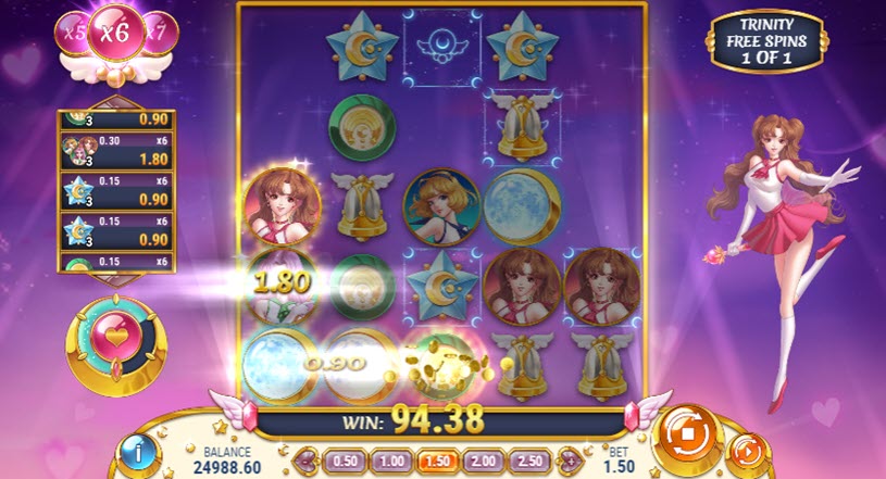 Moon Princess Trinity Slot Free Spins