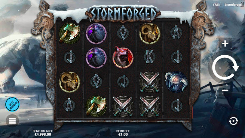 Stormforged Slot gameplay